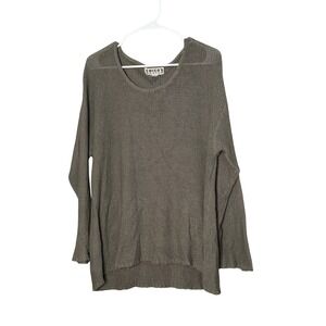 Boho Silk Knit Tunic Sweater Med‎ Old Money Minimalist Capsule Granola